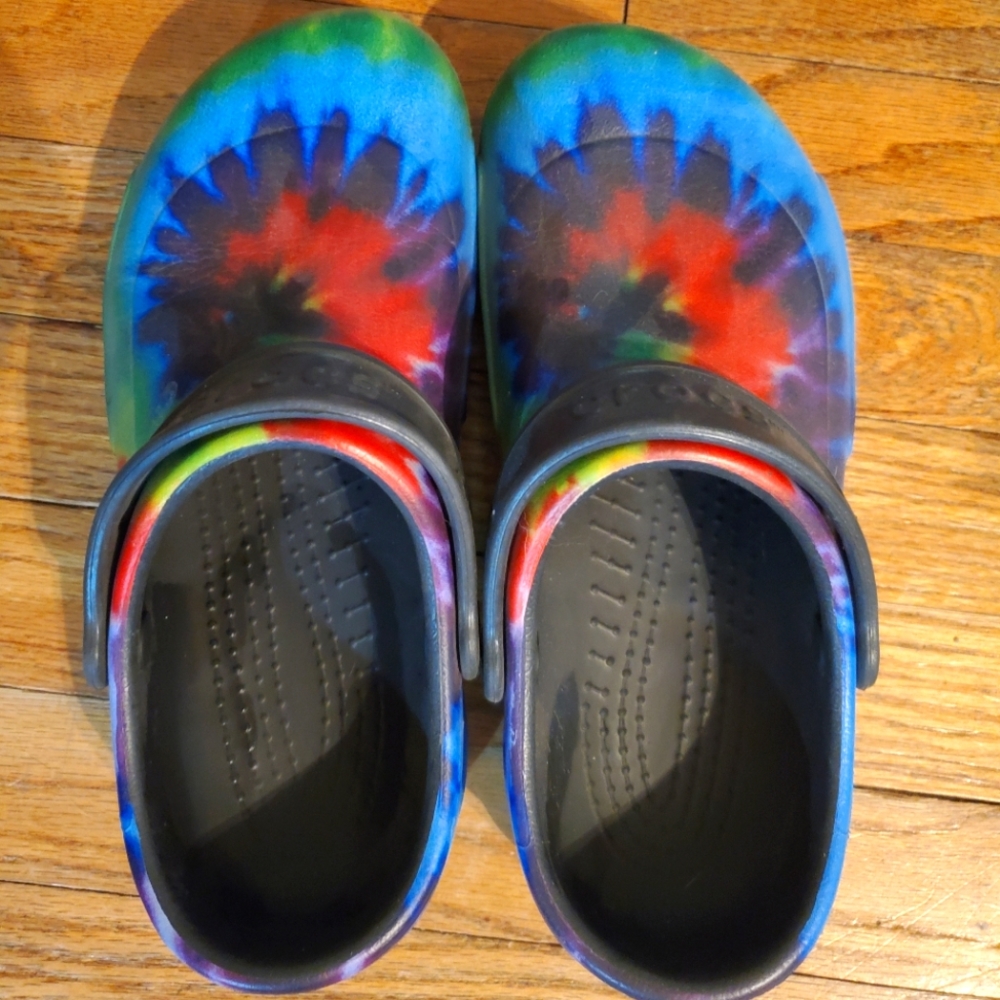 Rainbow Crocs
